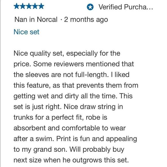 SAINT EVE Youth Boys Shark Beach CoverUp Robe  & UPF50 Swim Trunk 2Piece Set - - Picture 14 of 15